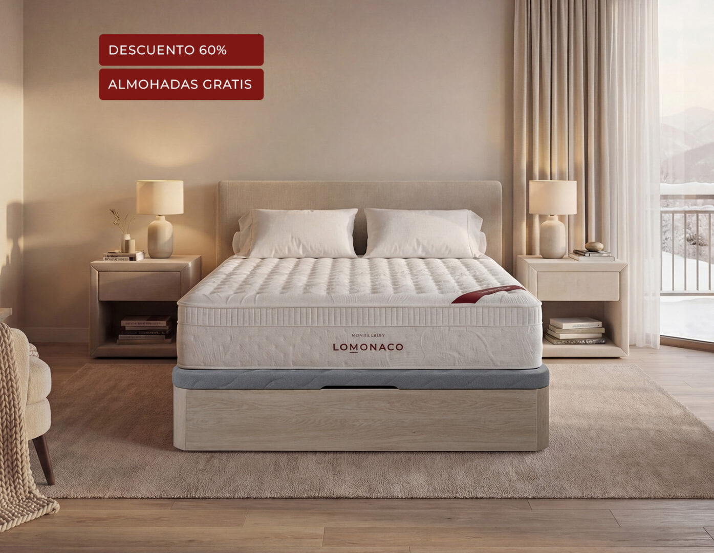 colchon lomonaco natura latex