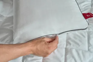 Almohada de látex LOMONACO vista cremallera