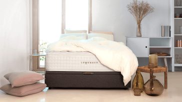 Colchón deluxe en dormitorio